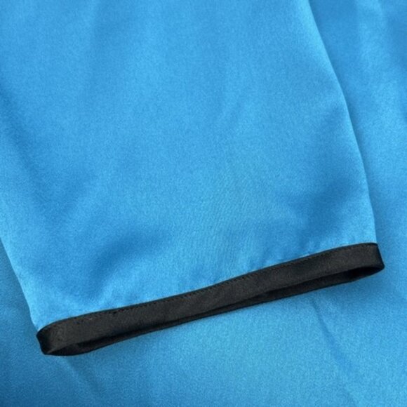 OSCAR DE LA RENTA Top Womens Medium Color Block Vintage Tunic Blouse - Picture 7 of 12